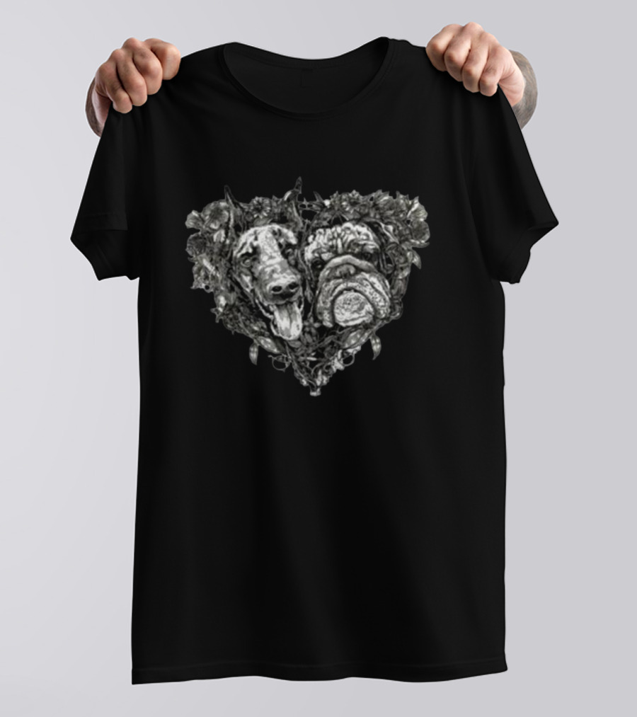 Hounds Of Love Dog Heart T-Shirt
