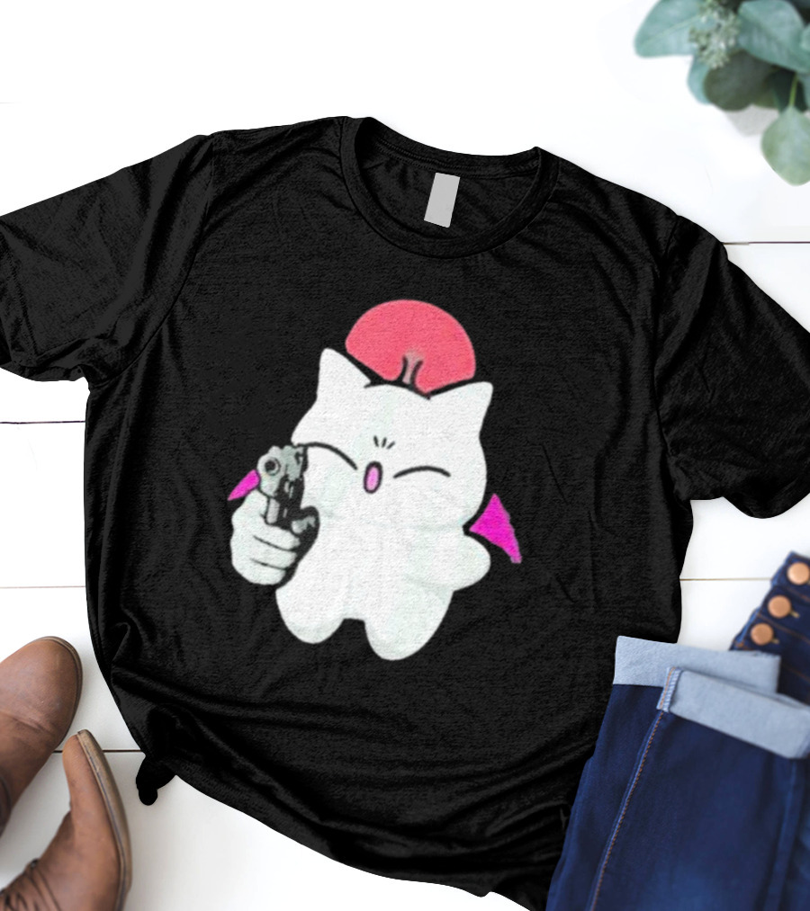 Zepla Blizzcon Xepla Gun Moogle Iconic Character T-Shirt