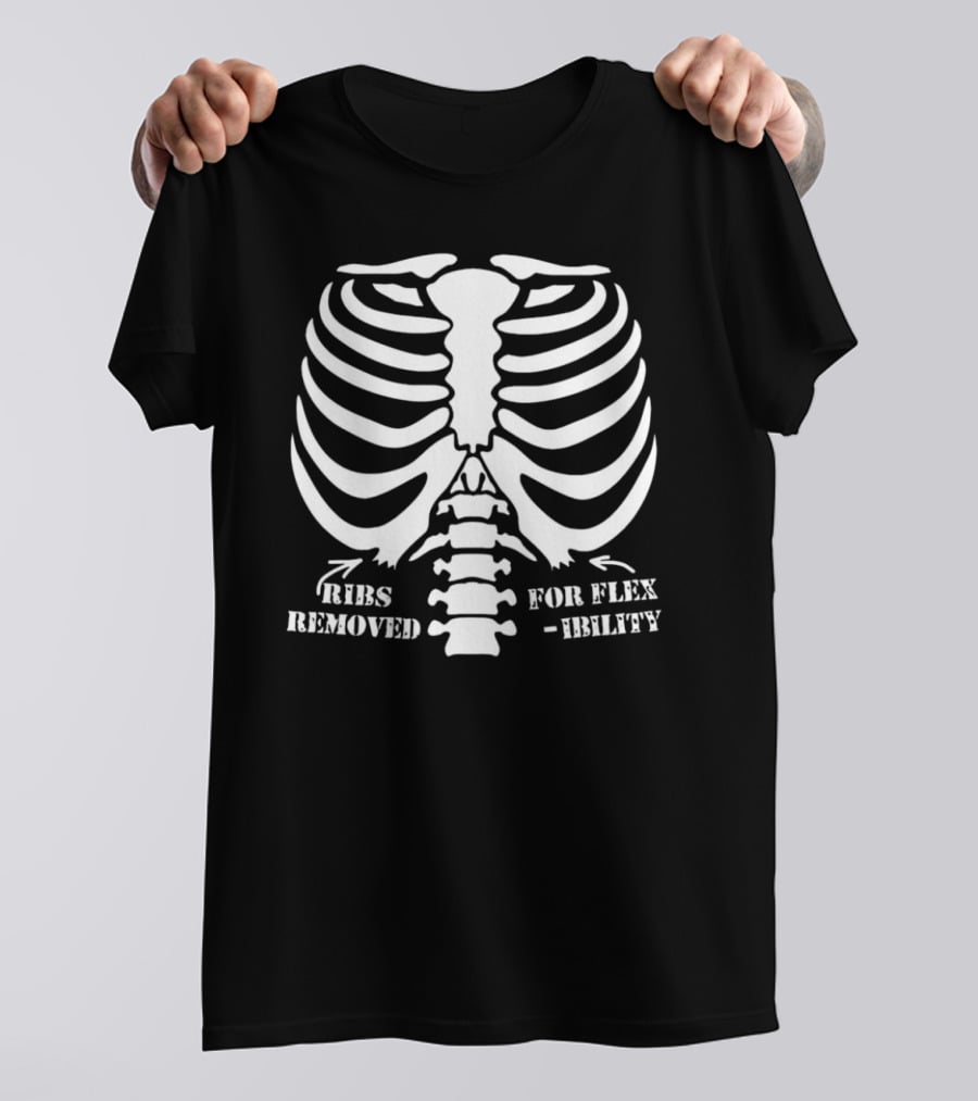 Ribs Removed For Flexibility Skeleton Rib Cage T-Shirt