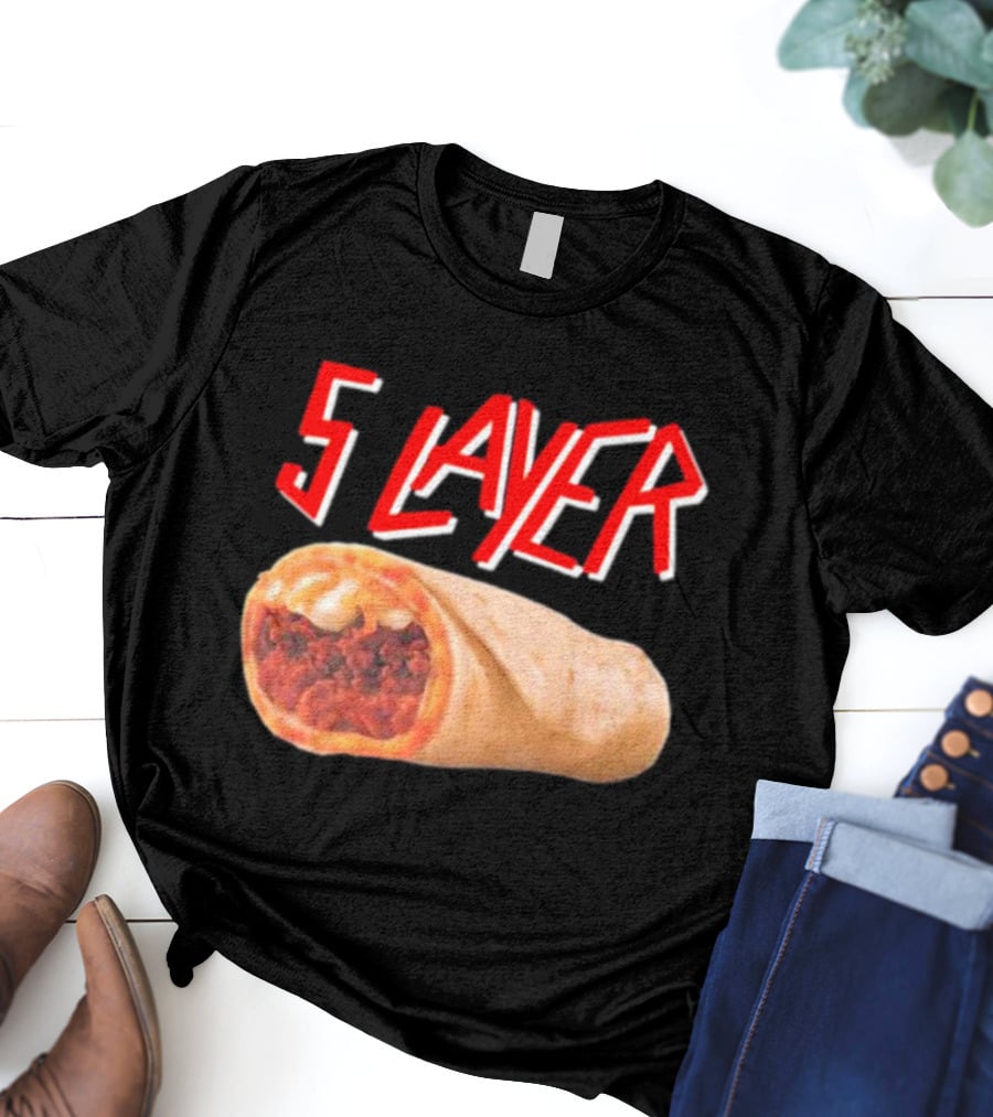 5 Layer Burrito South Of Healthy Specific Lads T-Shirt