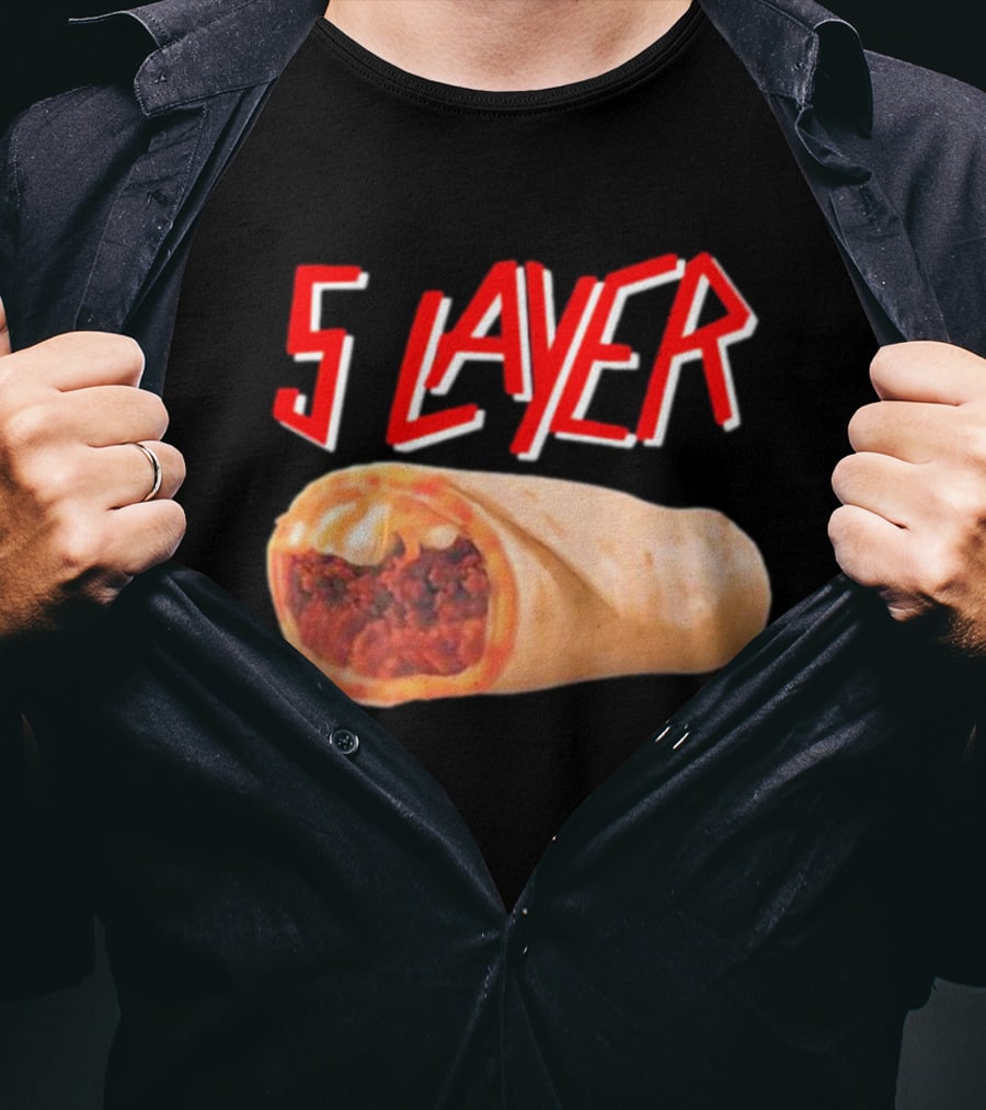 5 Layer Burrito South Of Healthy Specific Lads T-Shirt