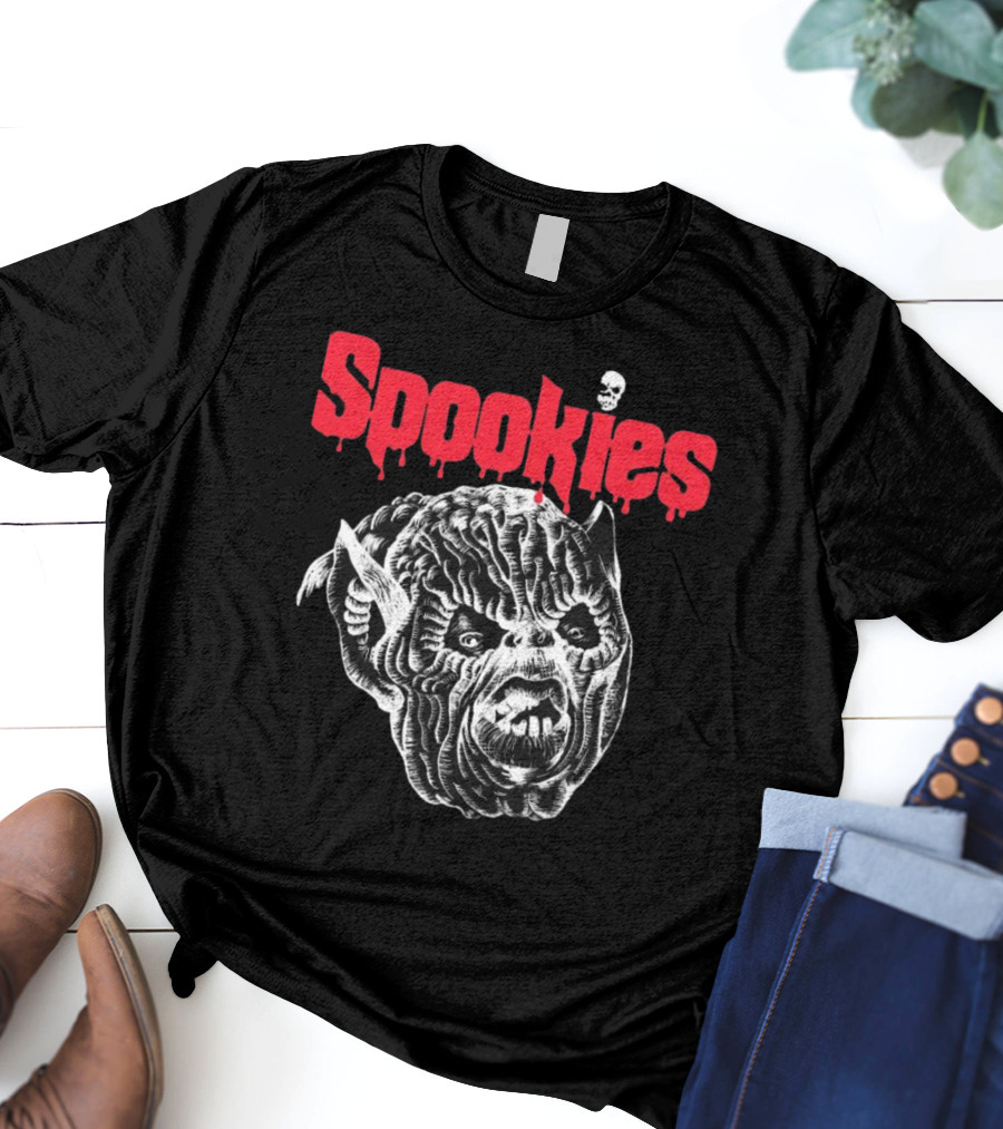 Spookies Terror Vision Creepy Monster Face Horror T-Shirt