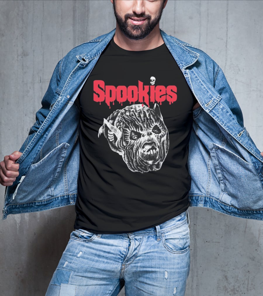 Spookies Terror Vision Creepy Monster Face Horror T-Shirt