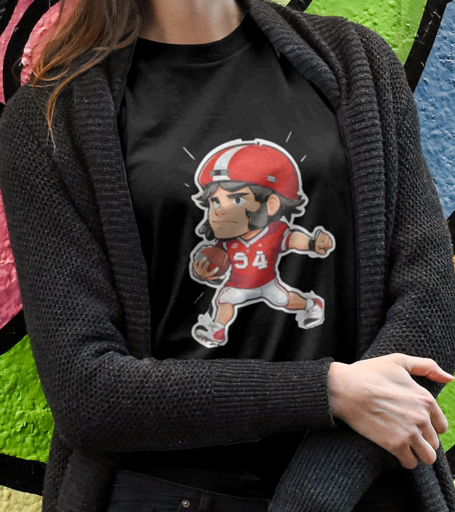 Lubby’s Funny Cartoon Football Player Stickers Essential S4 T-Shirt