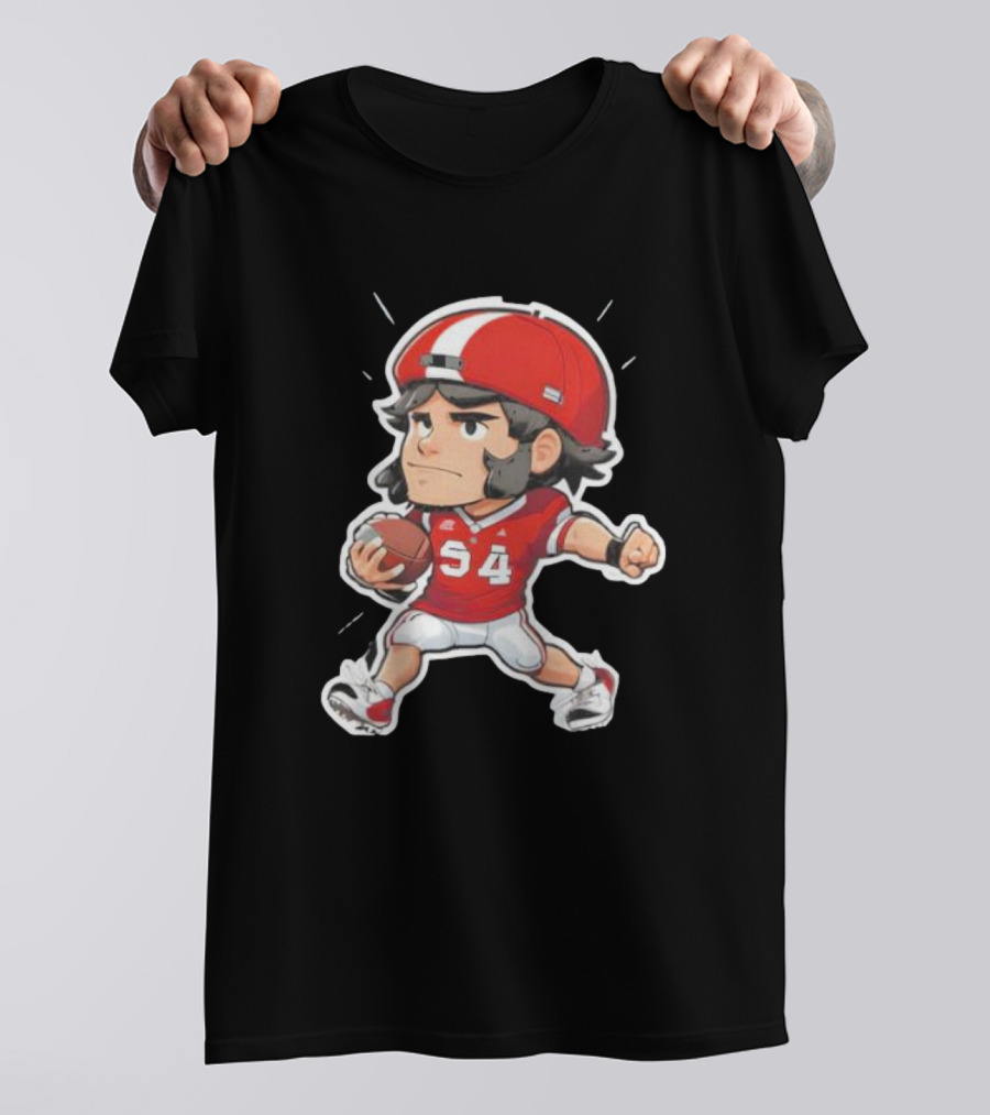 Lubby’s Funny Cartoon Football Player Stickers Essential S4 T-Shirt