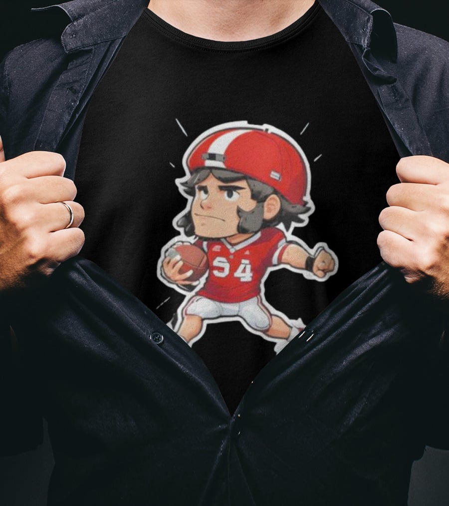 Lubby’s Funny Cartoon Football Player Stickers Essential S4 T-Shirt