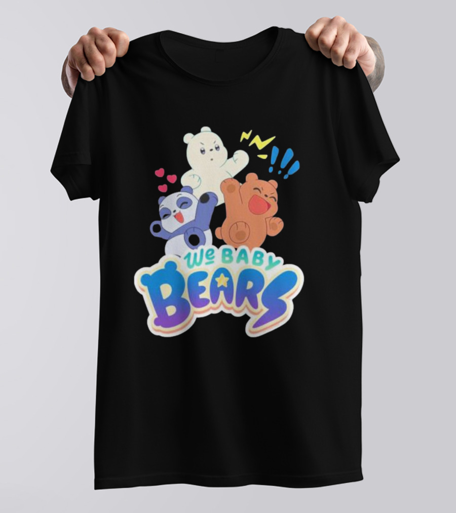 We Baby Bears Trio With Happy Expressions T-Shirt