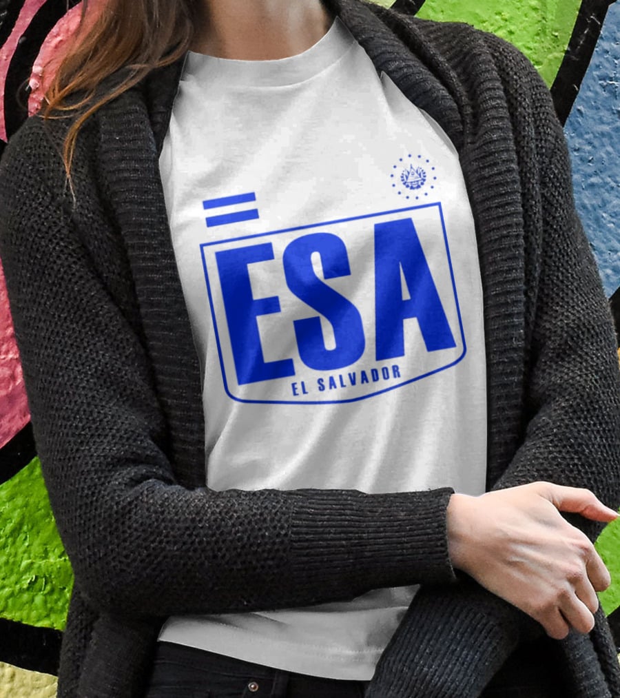 ESA El Salvador Logo Emblem With National T-Shirt