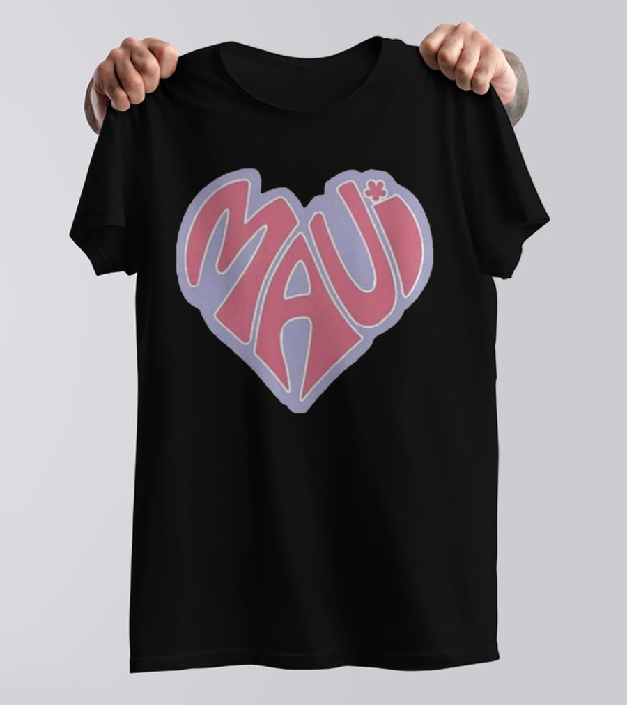 Maui Heart Retro T-Shirt