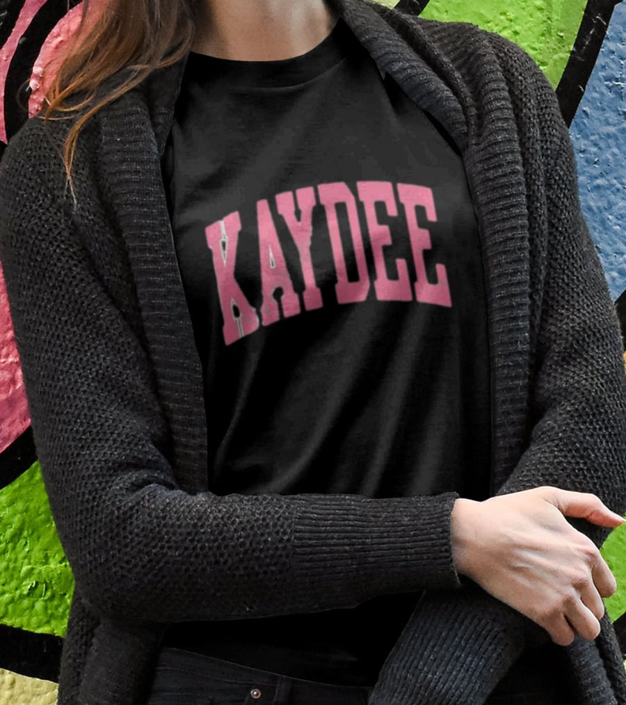Kappa Delta Kaydee Pink Arched Text T-Shirt