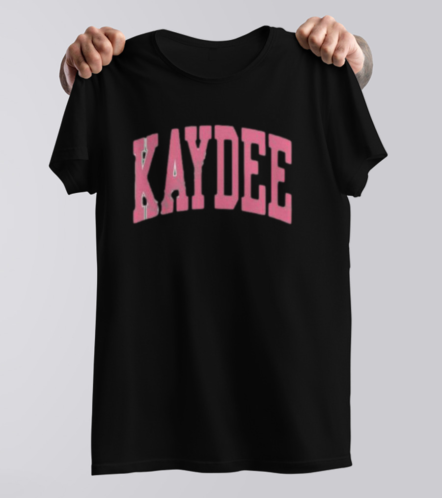 Kappa Delta Kaydee Pink Arched Text T-Shirt