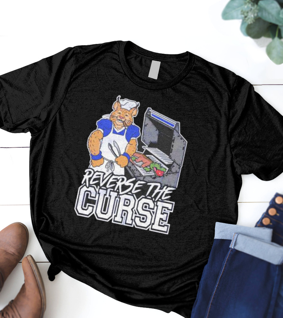 Reverse The Curse Cat Grilling Gator T-Shirt