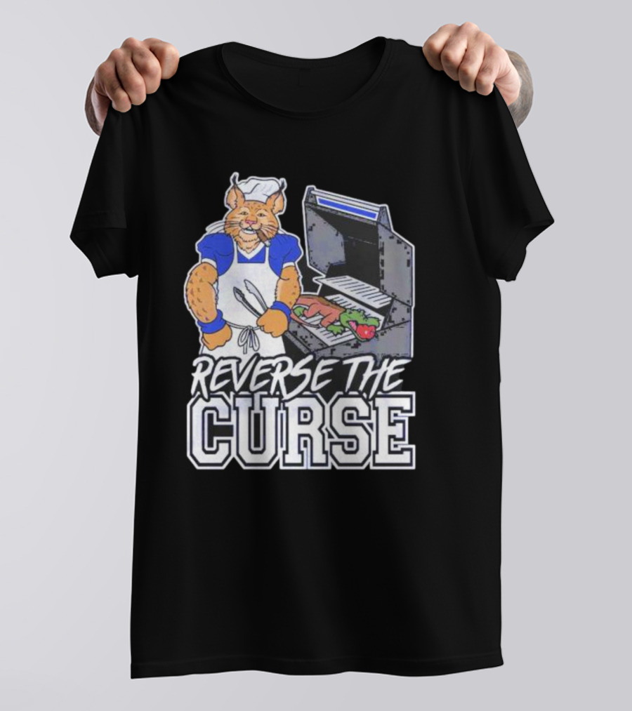 Reverse The Curse Cat Grilling Gator T-Shirt