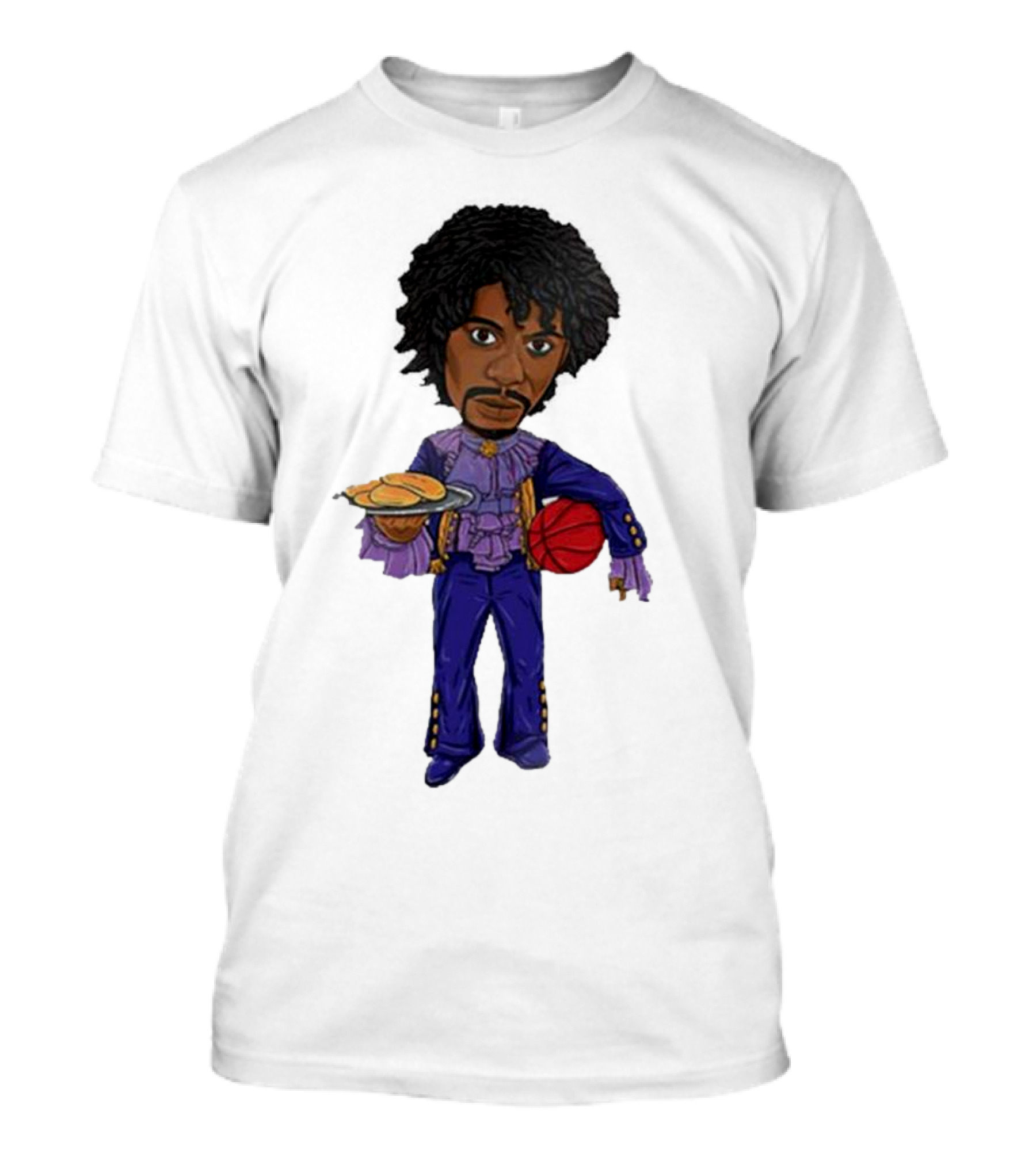 Dave Chappelle Prince Basketball Pancakes T-Shirt