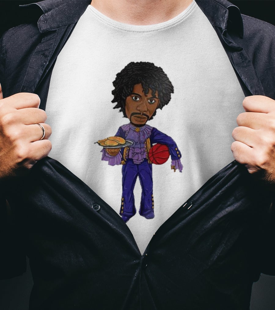Dave Chappelle Prince Basketball Pancakes T-Shirt