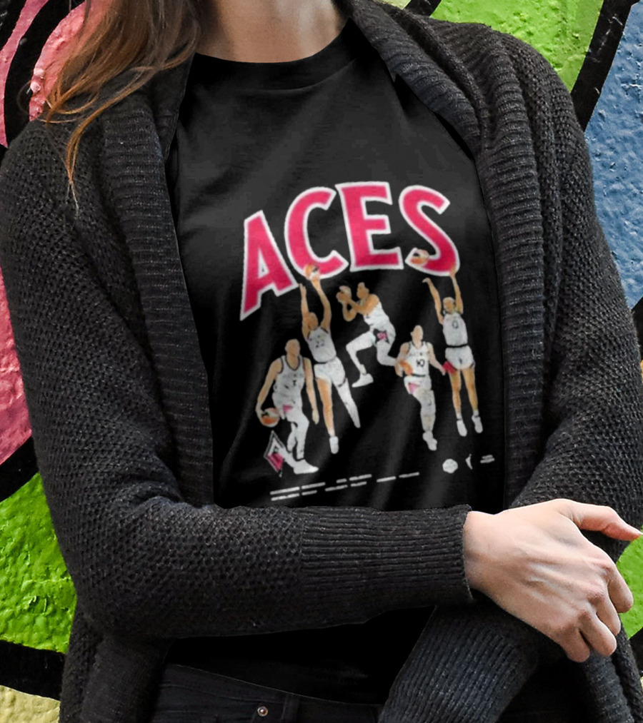 ACEs Basketball Team Players Action T-Shirt
