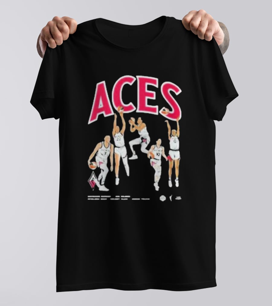 ACEs Basketball Team Players Action T-Shirt