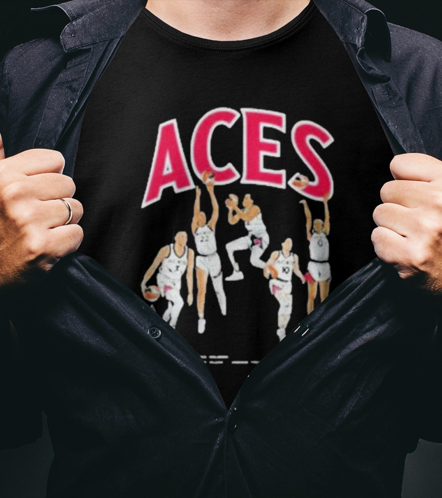ACEs Basketball Team Players Action T-Shirt