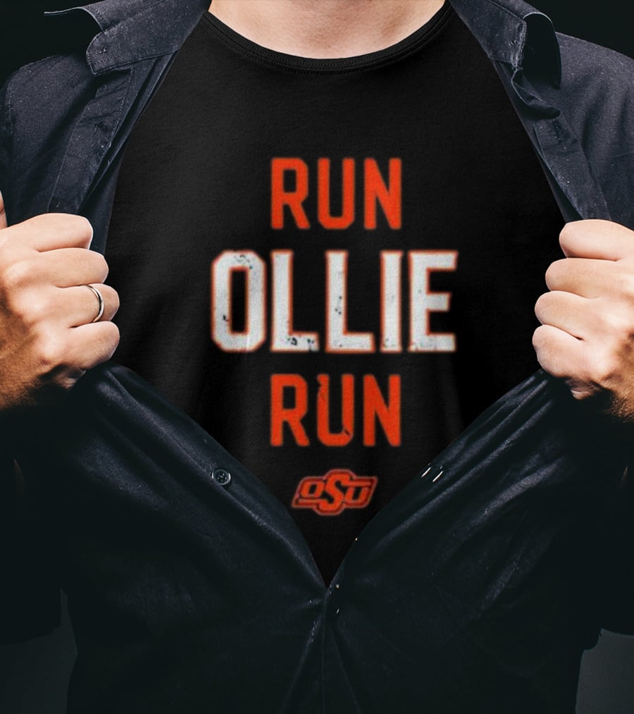 Oklahoma State University OSU Run Ollie Run T-Shirt