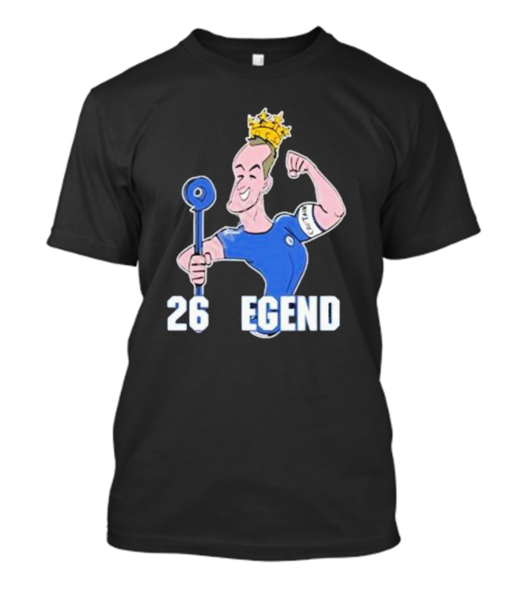 Londons First John Terry 26 Legend Captain Crown T-Shirt