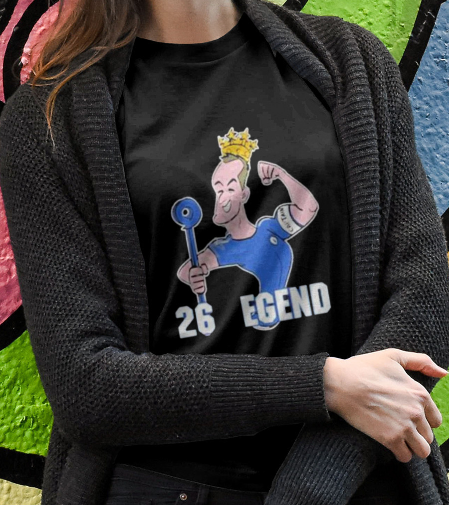 Londons First John Terry 26 Legend Captain Crown T-Shirt