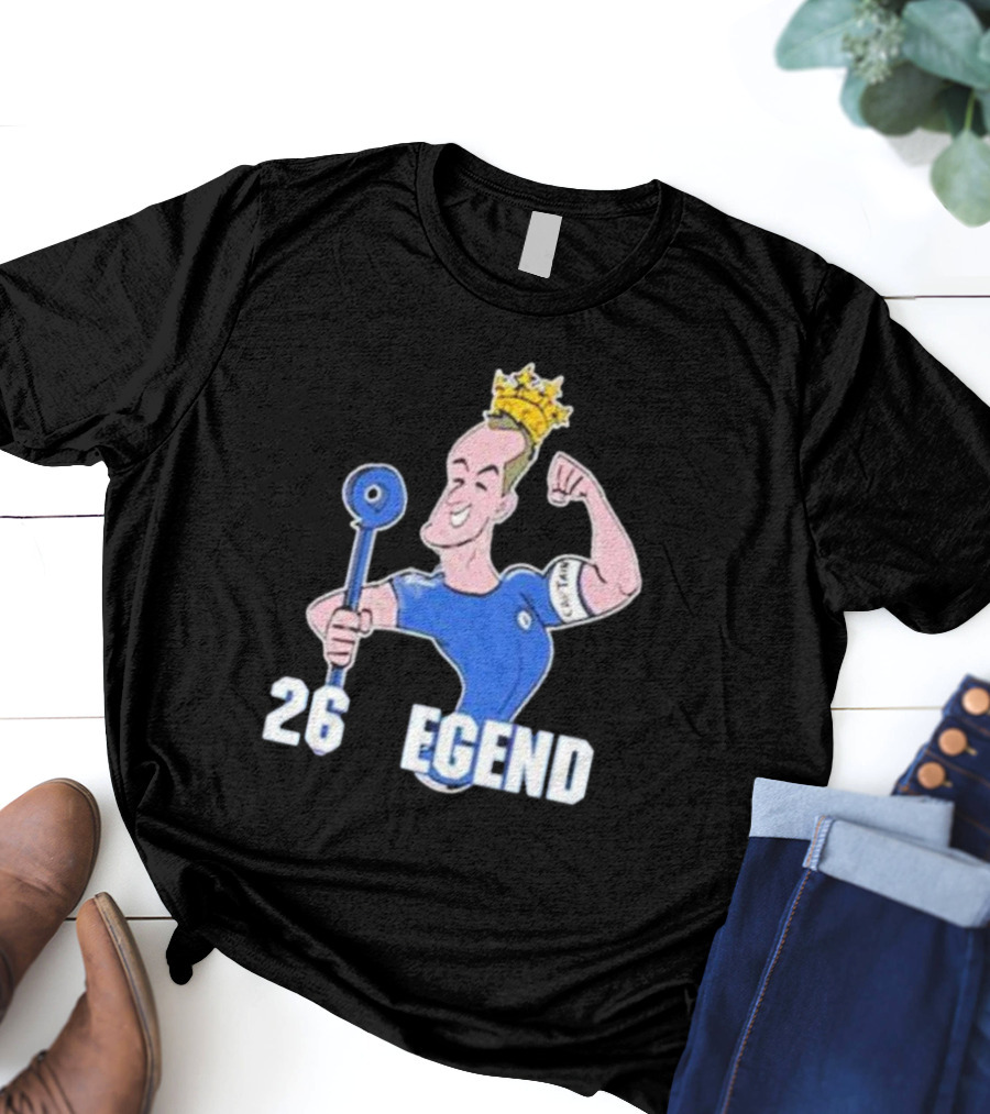 Londons First John Terry 26 Legend Captain Crown T-Shirt