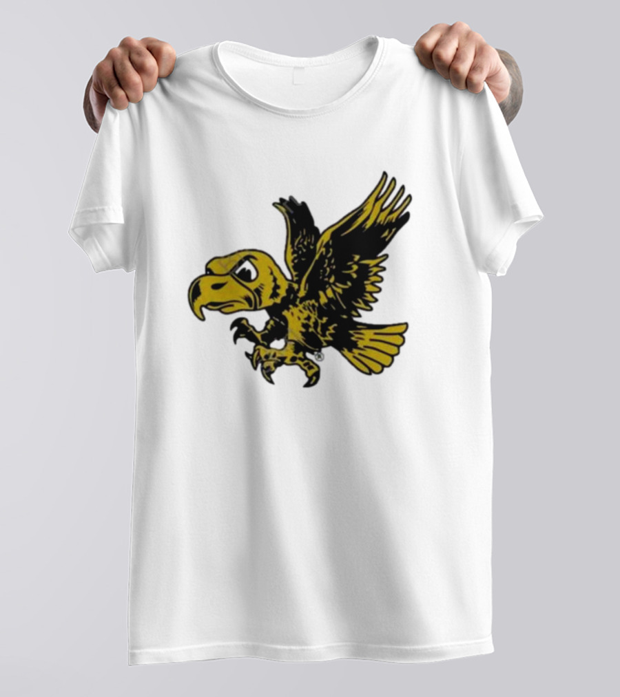 University Of Iowa Vintage Flying Herky Wall Decals T-Shirt