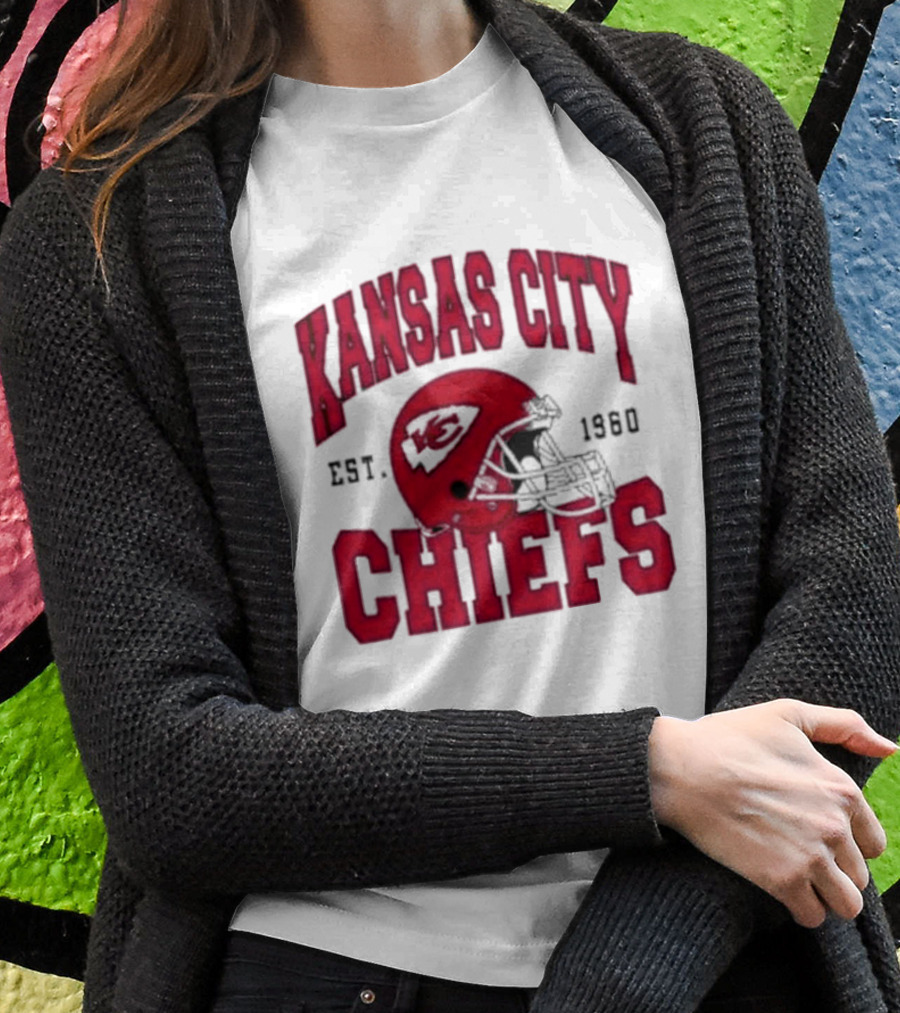 Kansas City Chiefs Est 1960 Helmet Chiefs Football T-Shirt
