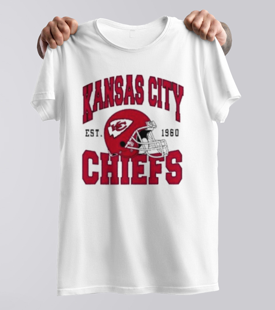 Kansas City Chiefs Est 1960 Helmet Chiefs Football T-Shirt