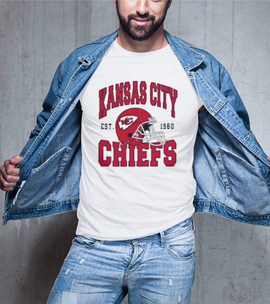 Kansas City Chiefs Est 1960 Helmet Chiefs Football T-Shirt