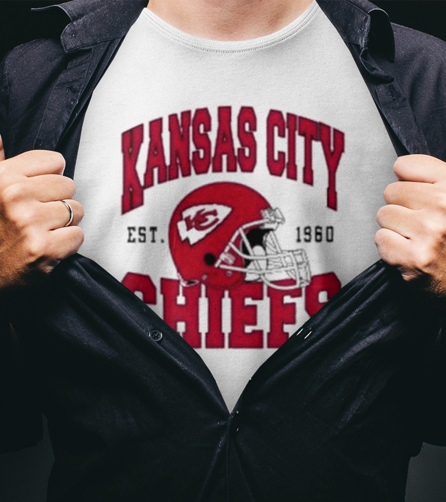 Kansas City Chiefs Est 1960 Helmet Chiefs Football T-Shirt