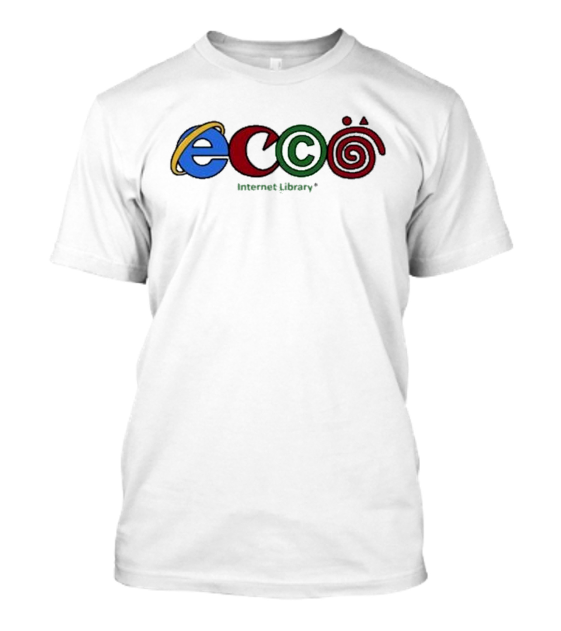 Ecco Internet Library Logo Parody 3Cc0 T-Shirt