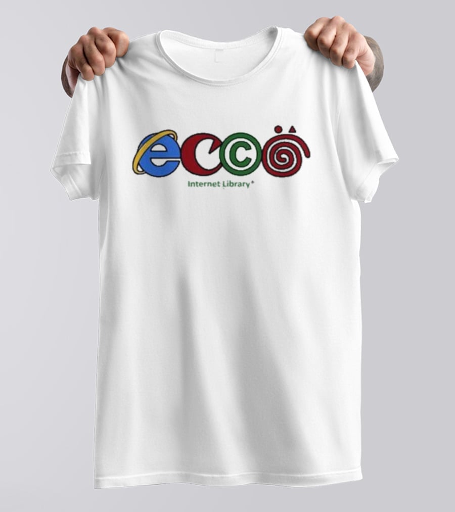 Ecco Internet Library Logo Parody 3Cc0 T-Shirt