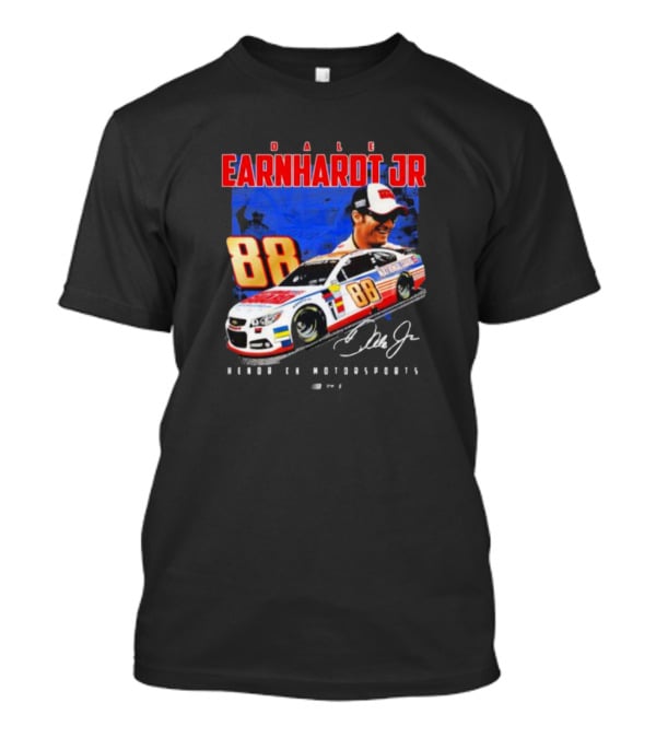 Dale Earnhardt Jr 88 National Guard Hendrick Motorsports Signature Car T-Shirt