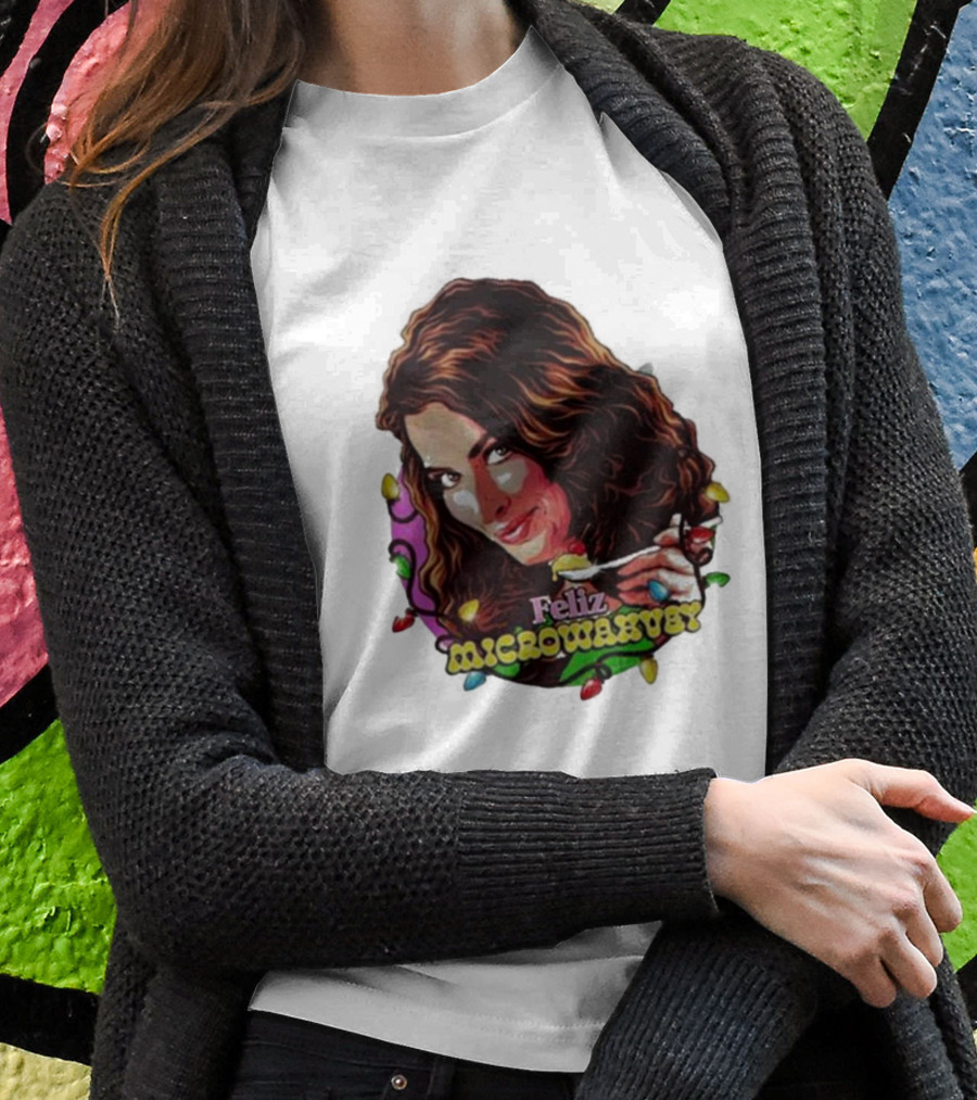 Feliz Microwavery Nordacious Holiday Lights T-Shirt