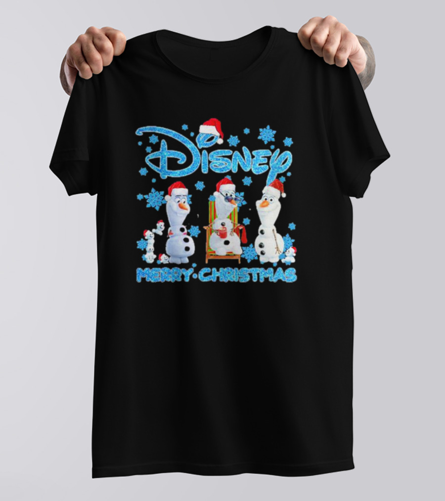 Disney Merry Christmas Olaf Santa T-Shirt