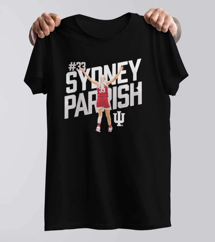 33 Sydney Parrish Indiana Basketball Hoosiers T-Shirt
