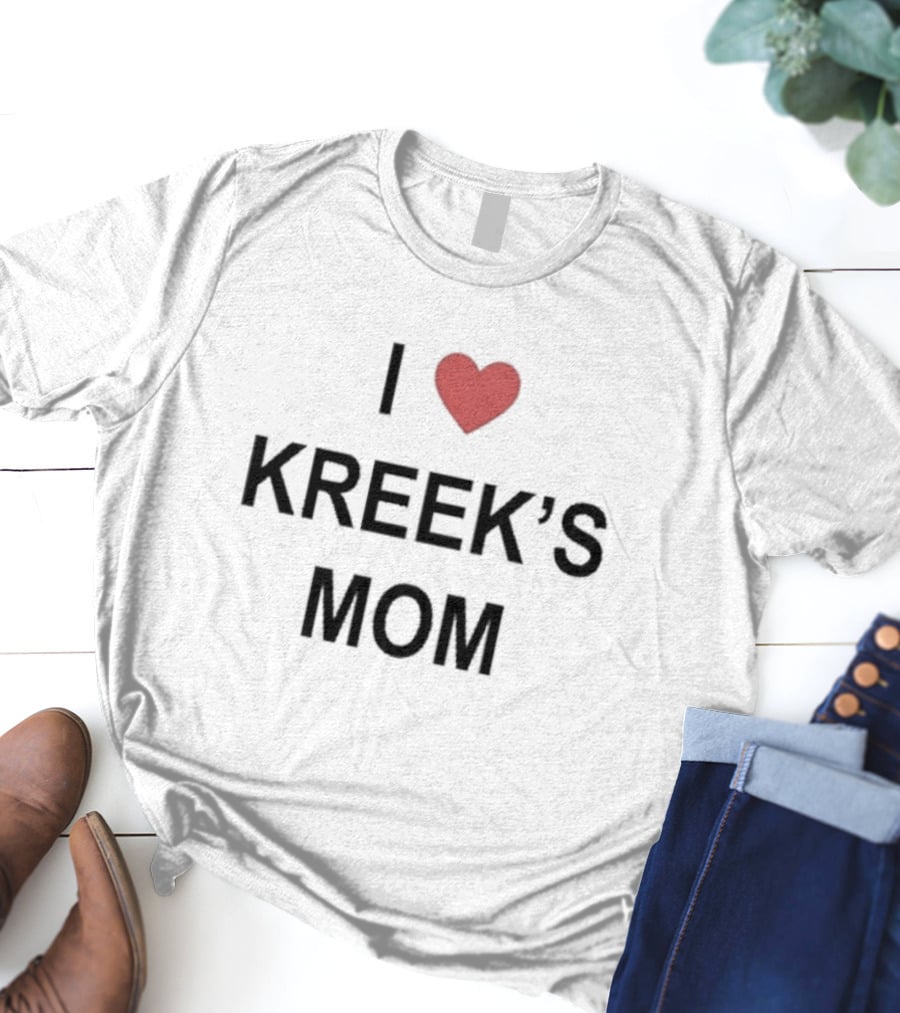 Timmehirl I Love Kreek’s Mom Red Heart T-Shirt