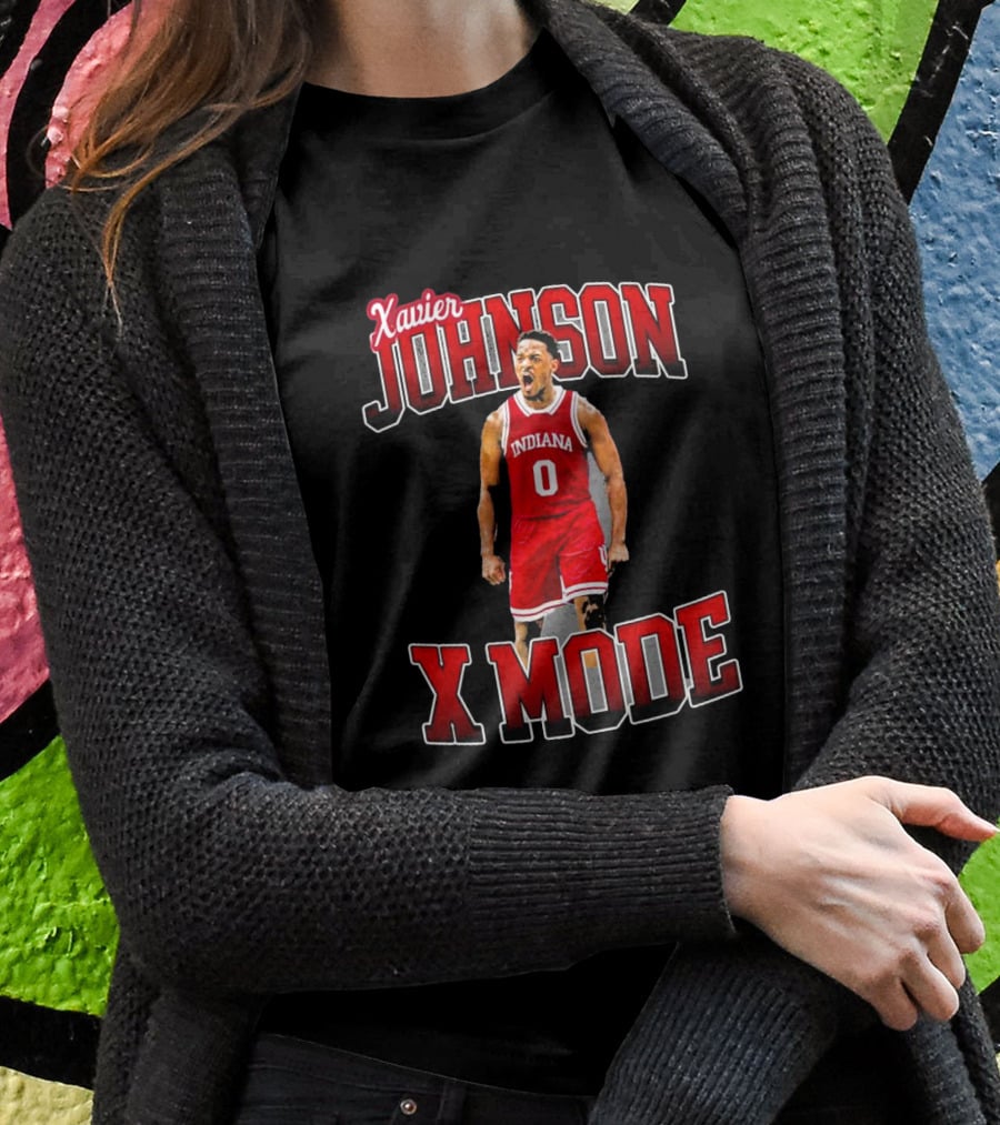 Xavier Johnson X-Mode Indiana Basketball Player T-Shirt