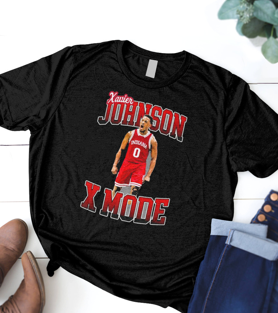Xavier Johnson X-Mode Indiana Basketball Player T-Shirt