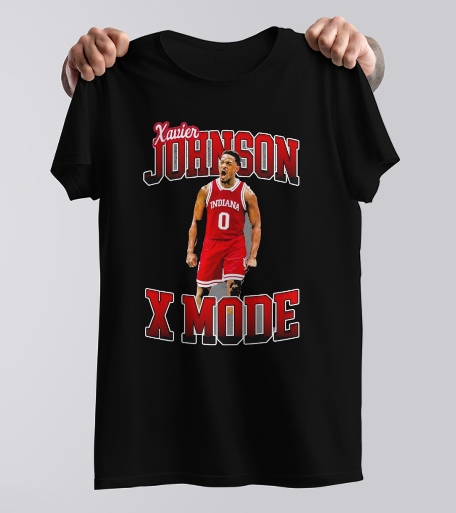 Xavier Johnson X-Mode Indiana Basketball Player T-Shirt
