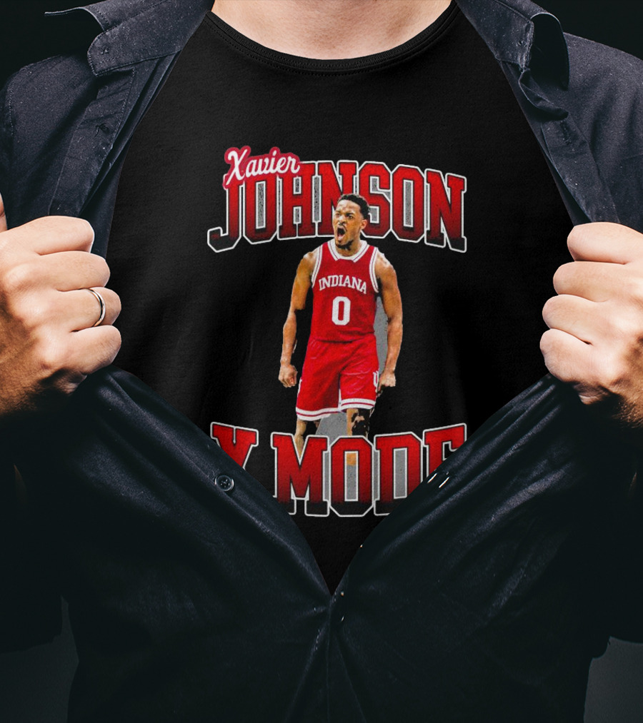Xavier Johnson X-Mode Indiana Basketball Player T-Shirt