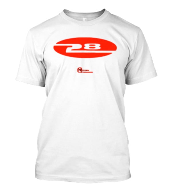 28 Official Programme Logo Red Oval T-Shirt