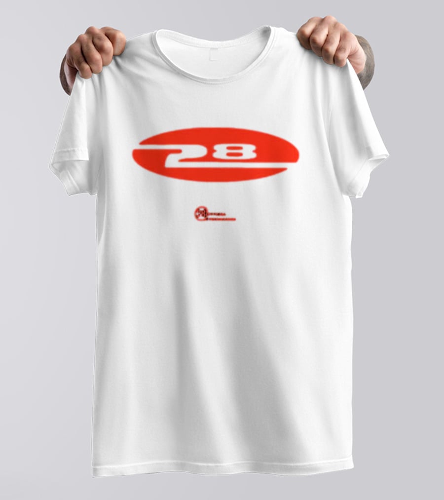 28 Official Programme Logo Red Oval T-Shirt