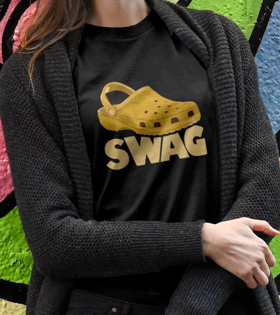 Croc Swag Yellow Clogs T-Shirt