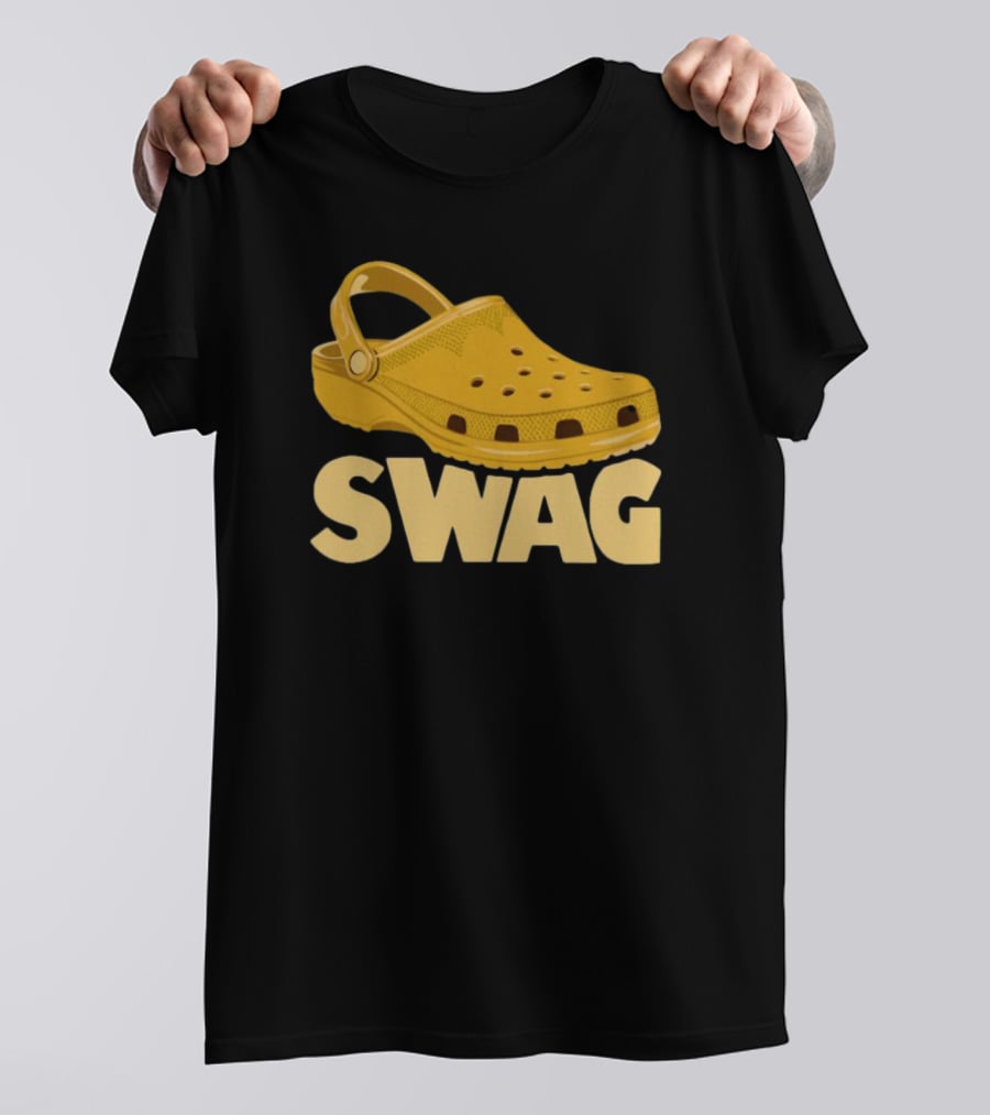 Croc Swag Yellow Clogs T-Shirt