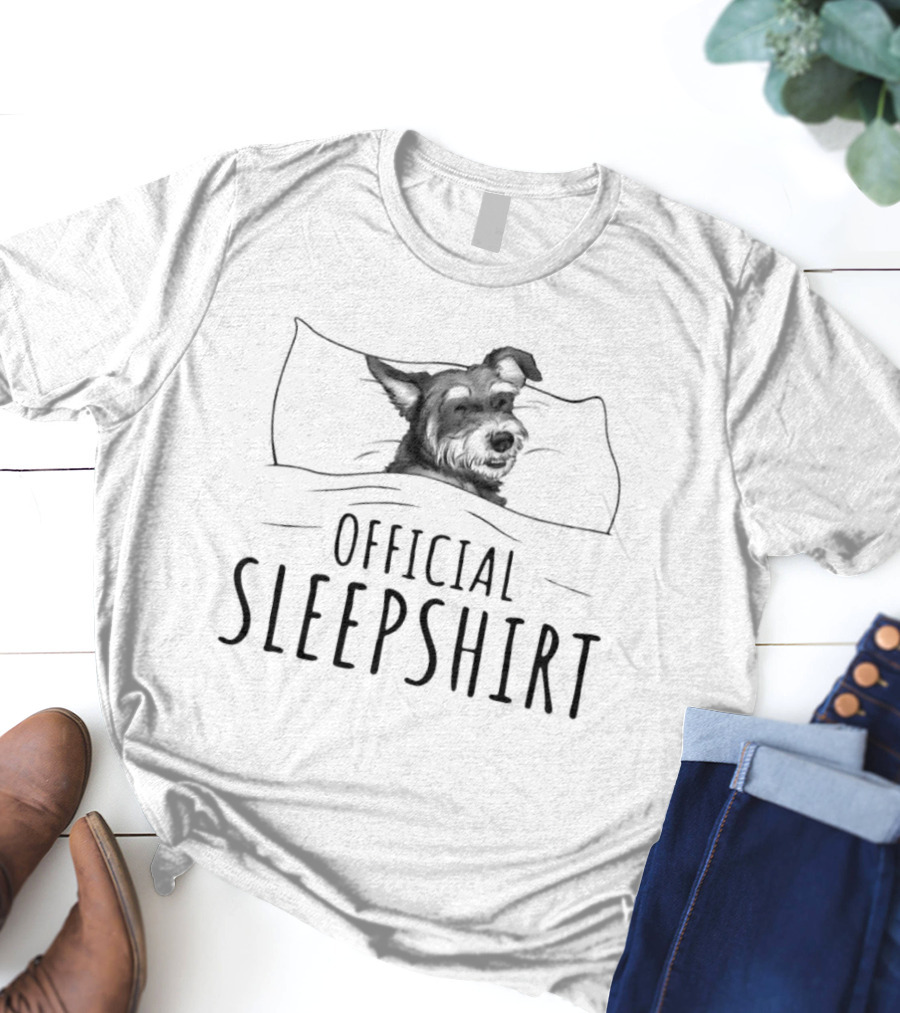 Schnauzer Official Sleep Shirt Pajama T-Shirt
