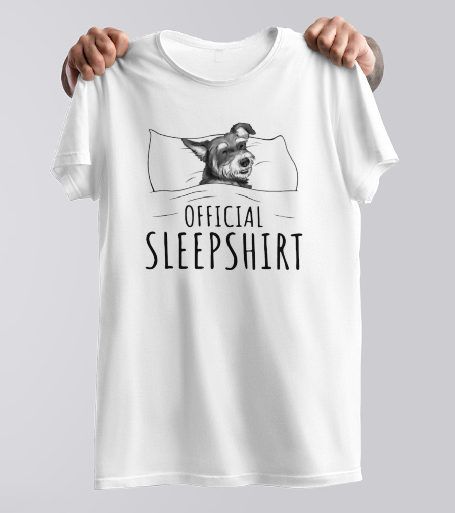 Schnauzer Official Sleep Shirt Pajama T-Shirt