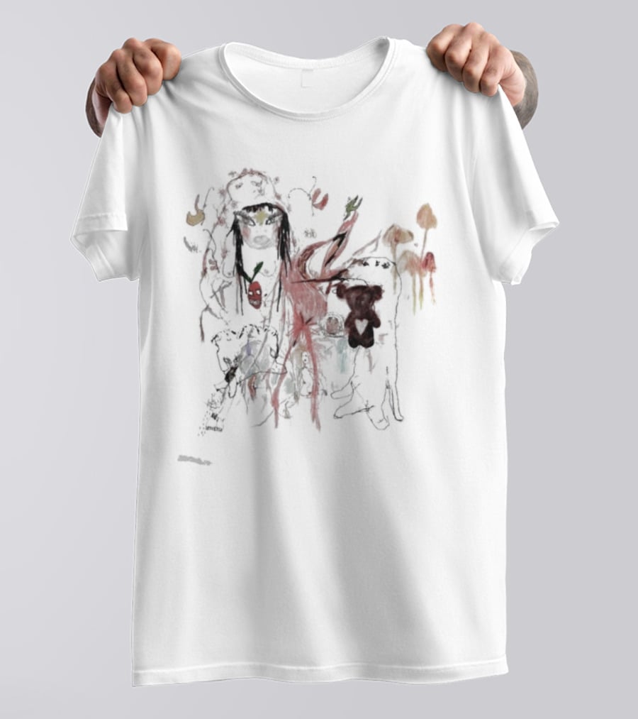 Beabadoobee Beatopia Unique Abstract Imagery With Bears And Fruits T-Shirt