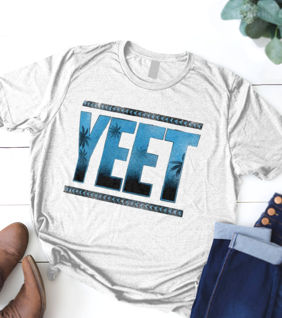 Yeet Jey Uso Tropical Print T-Shirt